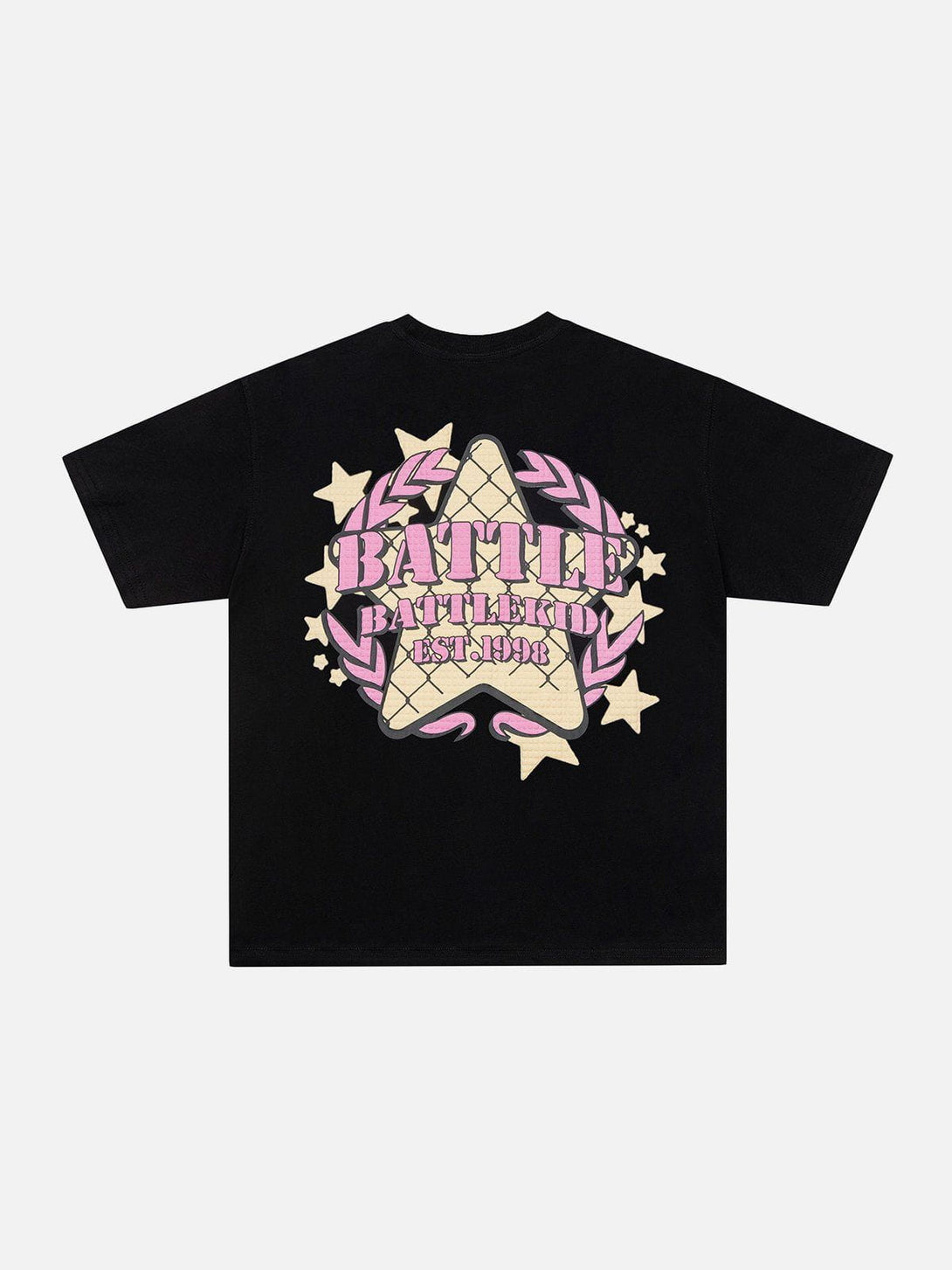 Ellesey - Star Letter Foam Print Tee- Streetwear Fashion - ellesey.com