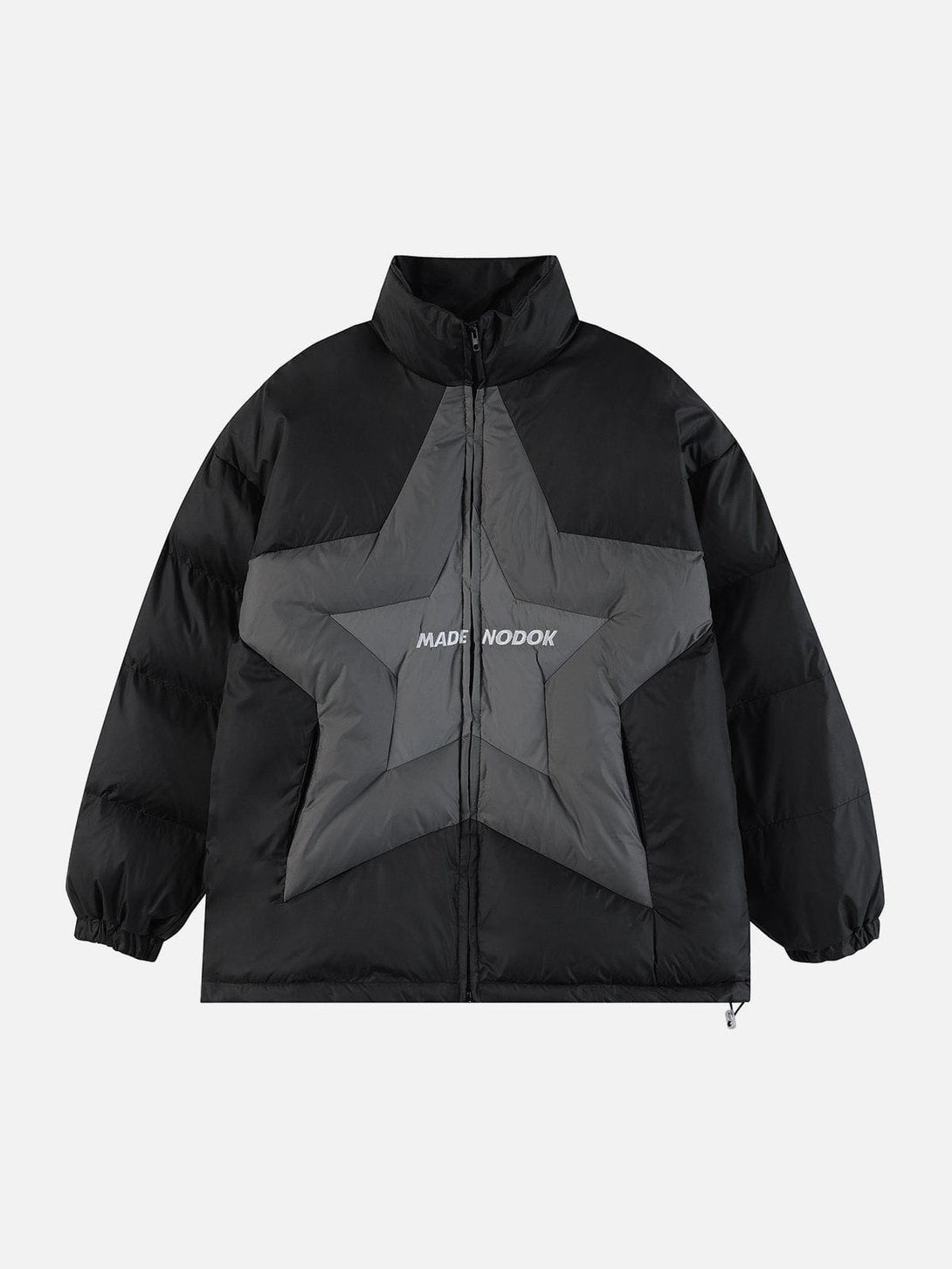 Ellesey - Star Patchwork Gradient Winter Coat-Streetwear Fashion - ellesey.com