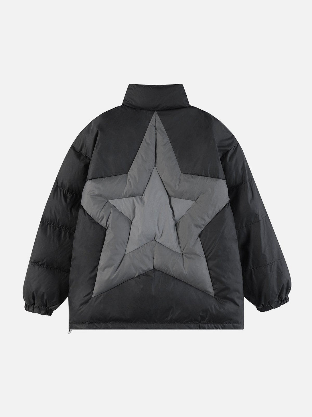 Ellesey - Star Patchwork Gradient Winter Coat-Streetwear Fashion - ellesey.com