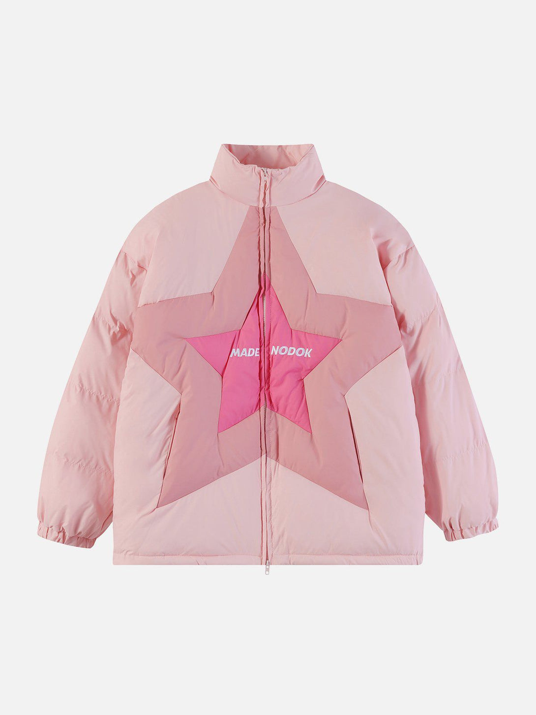 Ellesey - Star Patchwork Gradient Winter Coat-Streetwear Fashion - ellesey.com