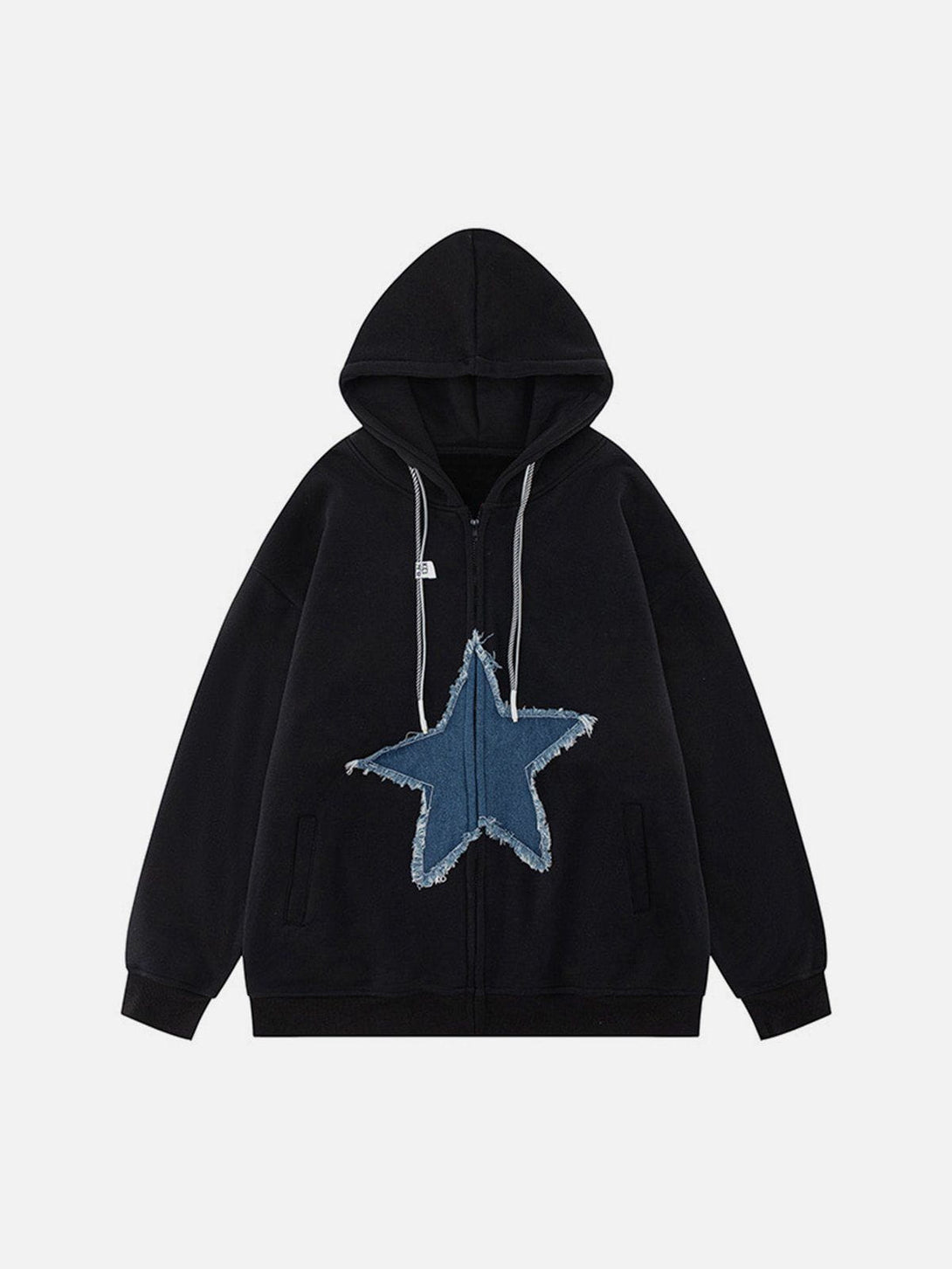 Ellesey - Star Patchwork Hoodie- Streetwear Fashion - ellesey.com