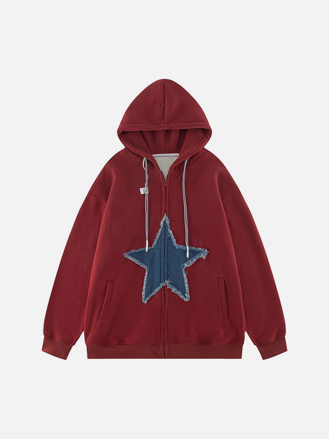 Ellesey - Star Patchwork Hoodie- Streetwear Fashion - ellesey.com