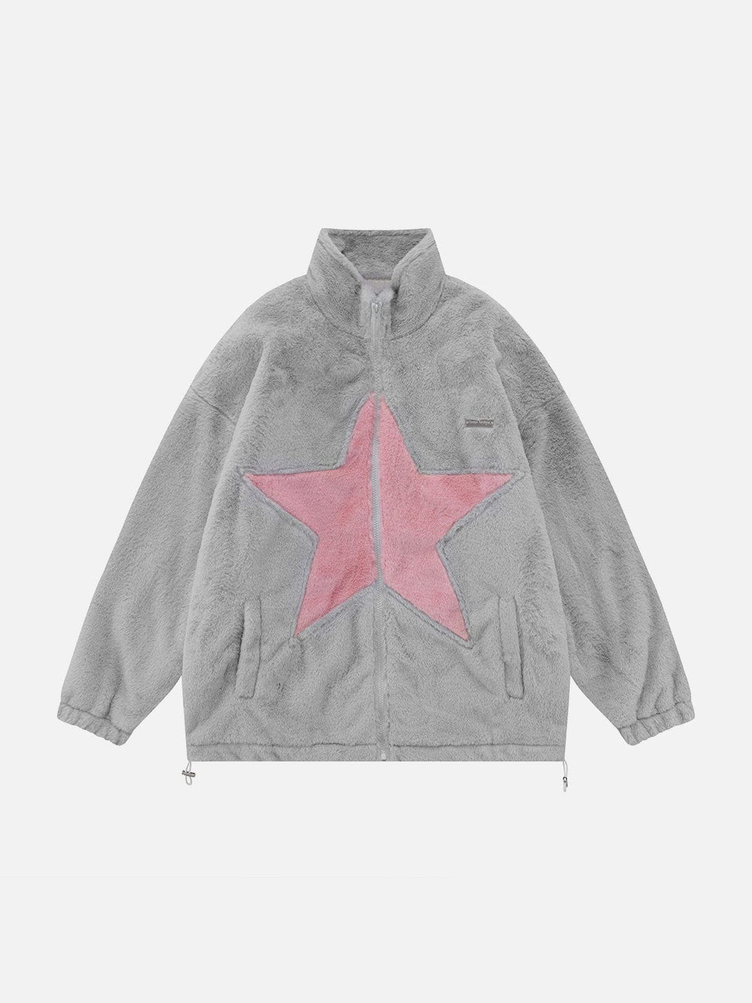 Ellesey - Star Patchwork Winter Coat-Streetwear Fashion - ellesey.com