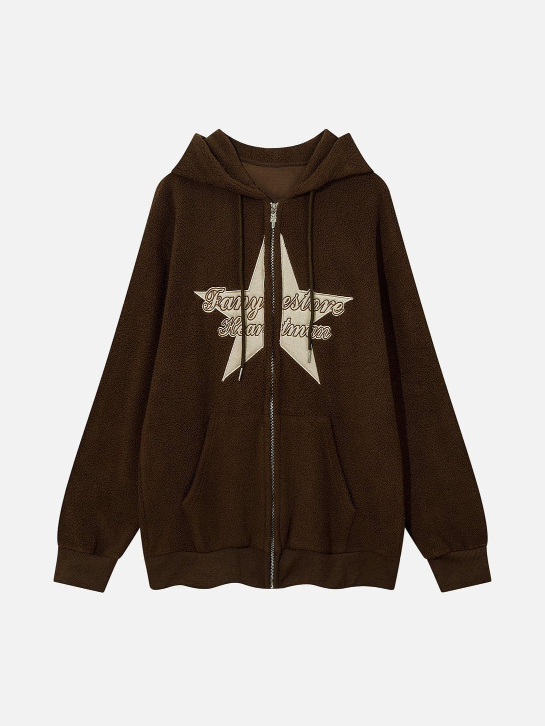 Ellesey - Star Pattern Embroidered Hoodie- Streetwear Fashion - ellesey.com