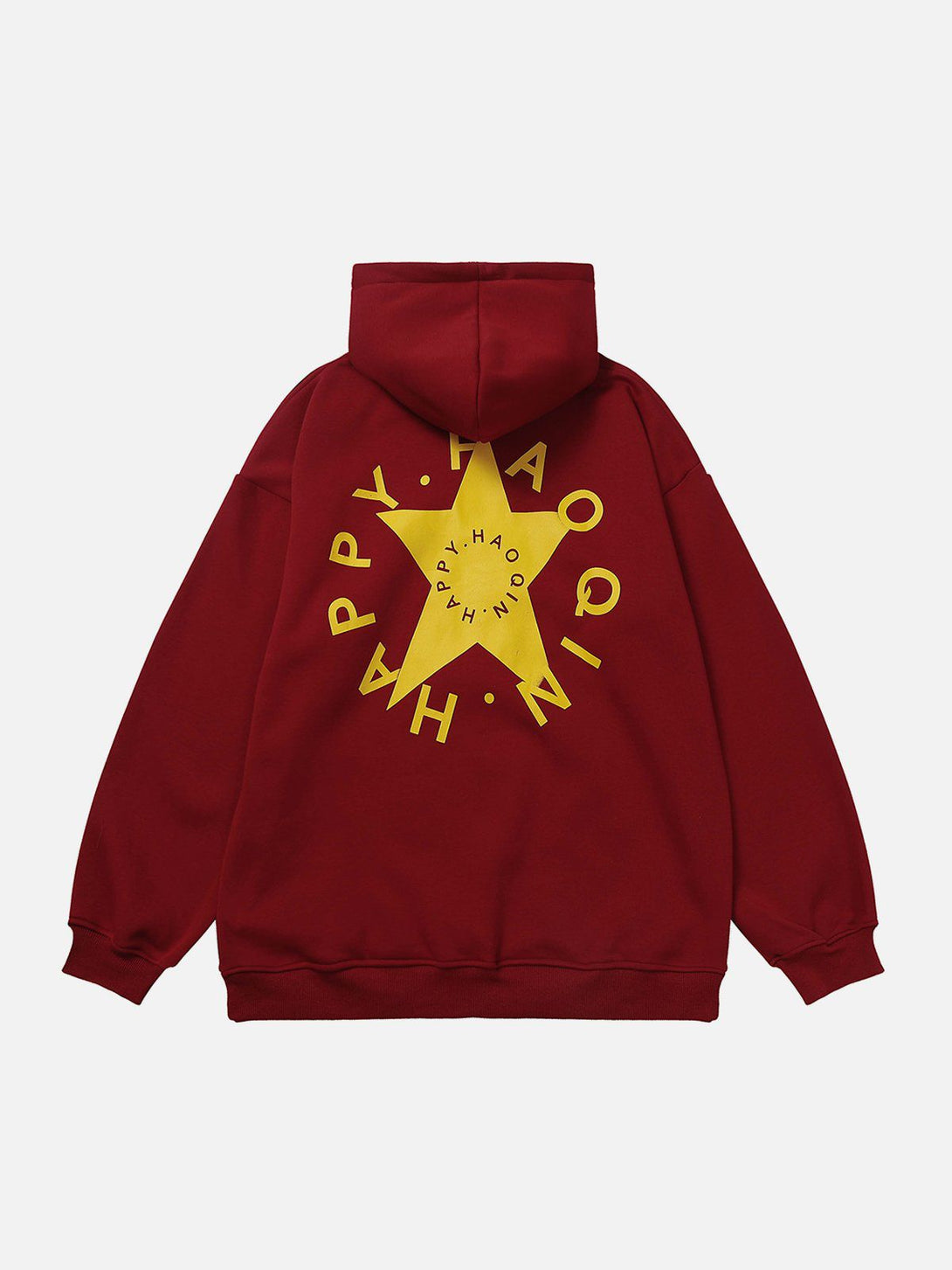 Ellesey - Star Ring Letter Print Hoodie- Streetwear Fashion - ellesey.com