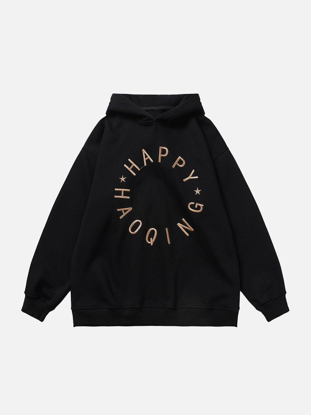 Ellesey - Star Ring Letter Print Hoodie- Streetwear Fashion - ellesey.com