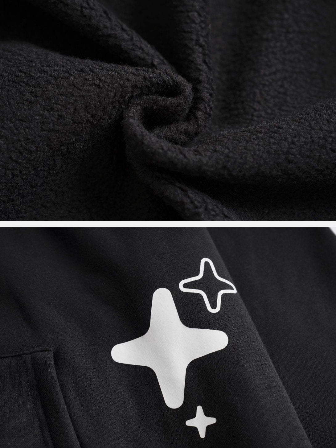 Ellesey - Stars Foam Hoodie- Streetwear Fashion - ellesey.com