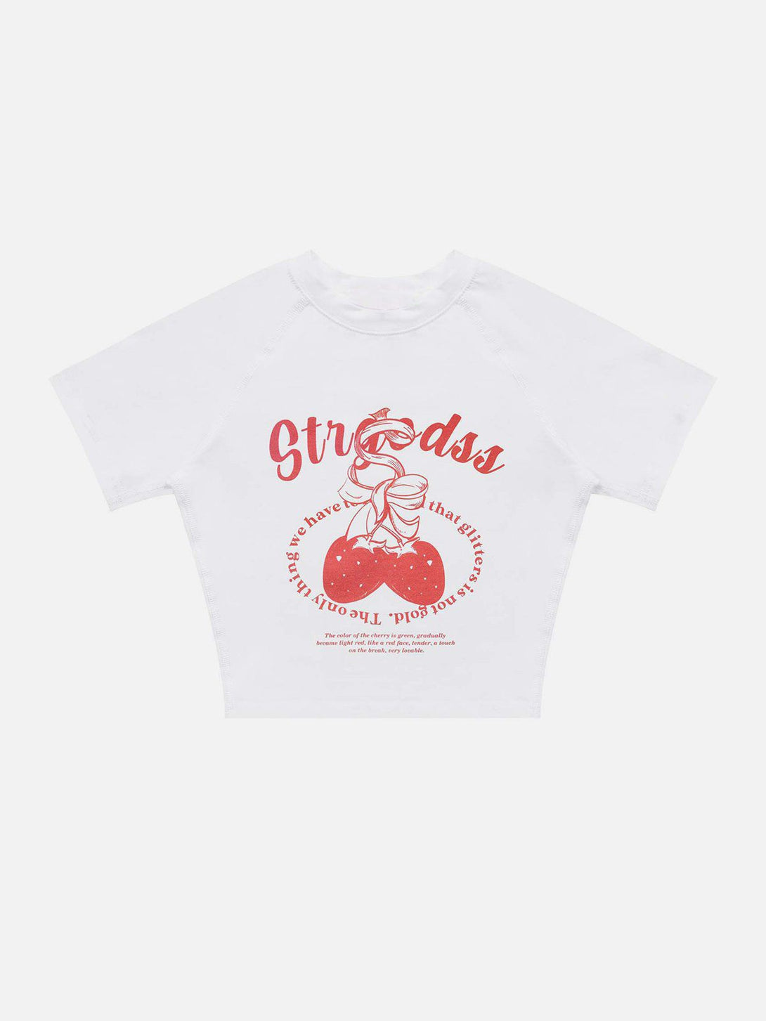 Ellesey - Strawberry Print Tee- Streetwear Fashion - ellesey.com