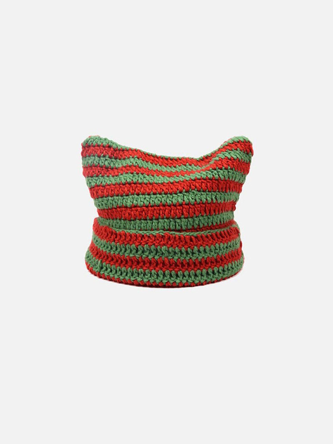 Ellesey - Stripe Cat Ear Hat- Streetwear Fashion - ellesey.com