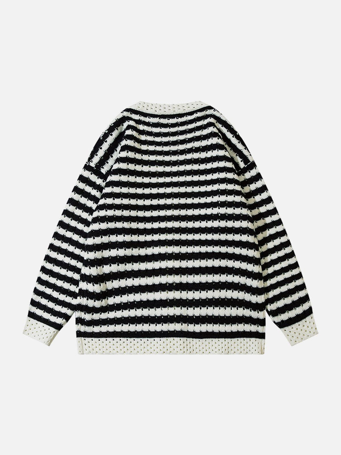 Ellesey - Stripe Clashing Colors Cardigan-Streetwear Fashion - ellesey.com