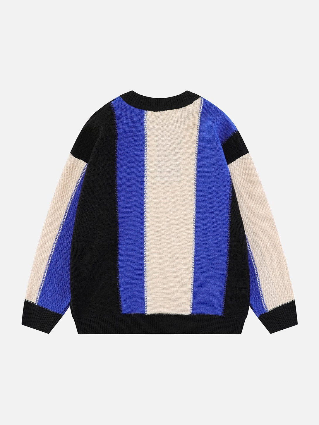 Ellesey - Stripe Clashing Colors Sweater-Streetwear Fashion - ellesey.com