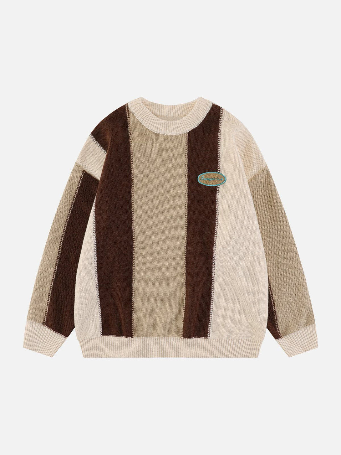 Ellesey - Stripe Clashing Colors Sweater-Streetwear Fashion - ellesey.com