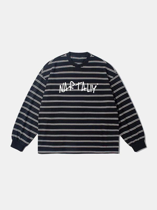 Ellesey - Stripe Sweatshirt- Streetwear Fashion - ellesey.com