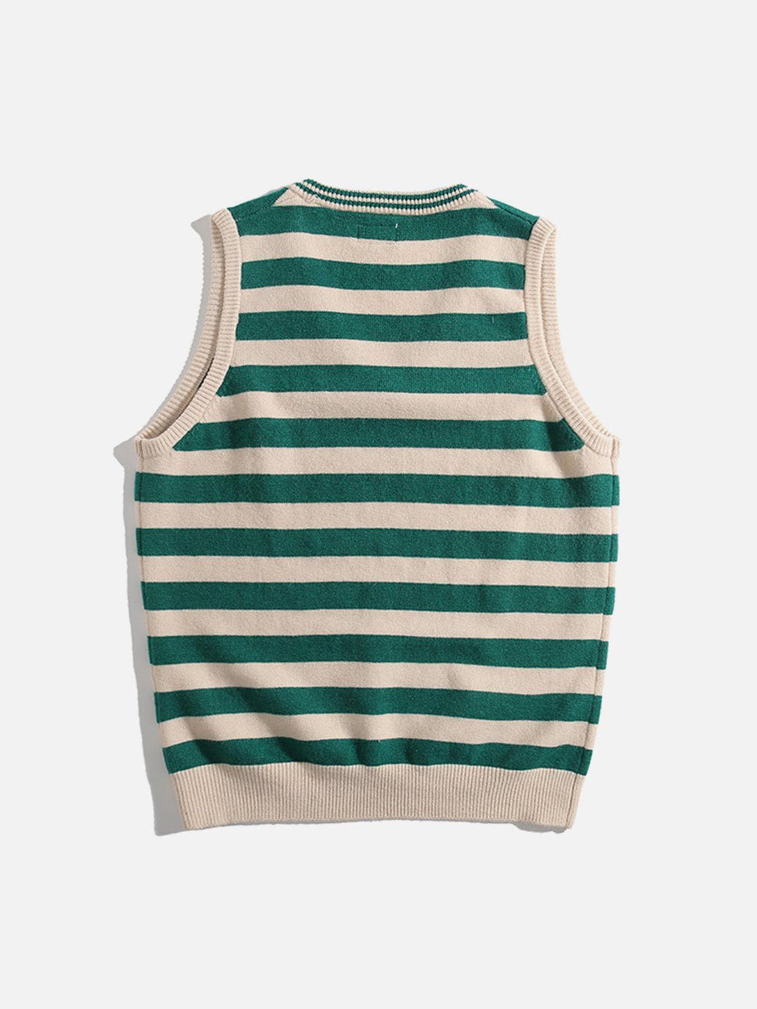 Ellesey - Striped Color Blocking Sweater Vest-Streetwear Fashion - ellesey.com