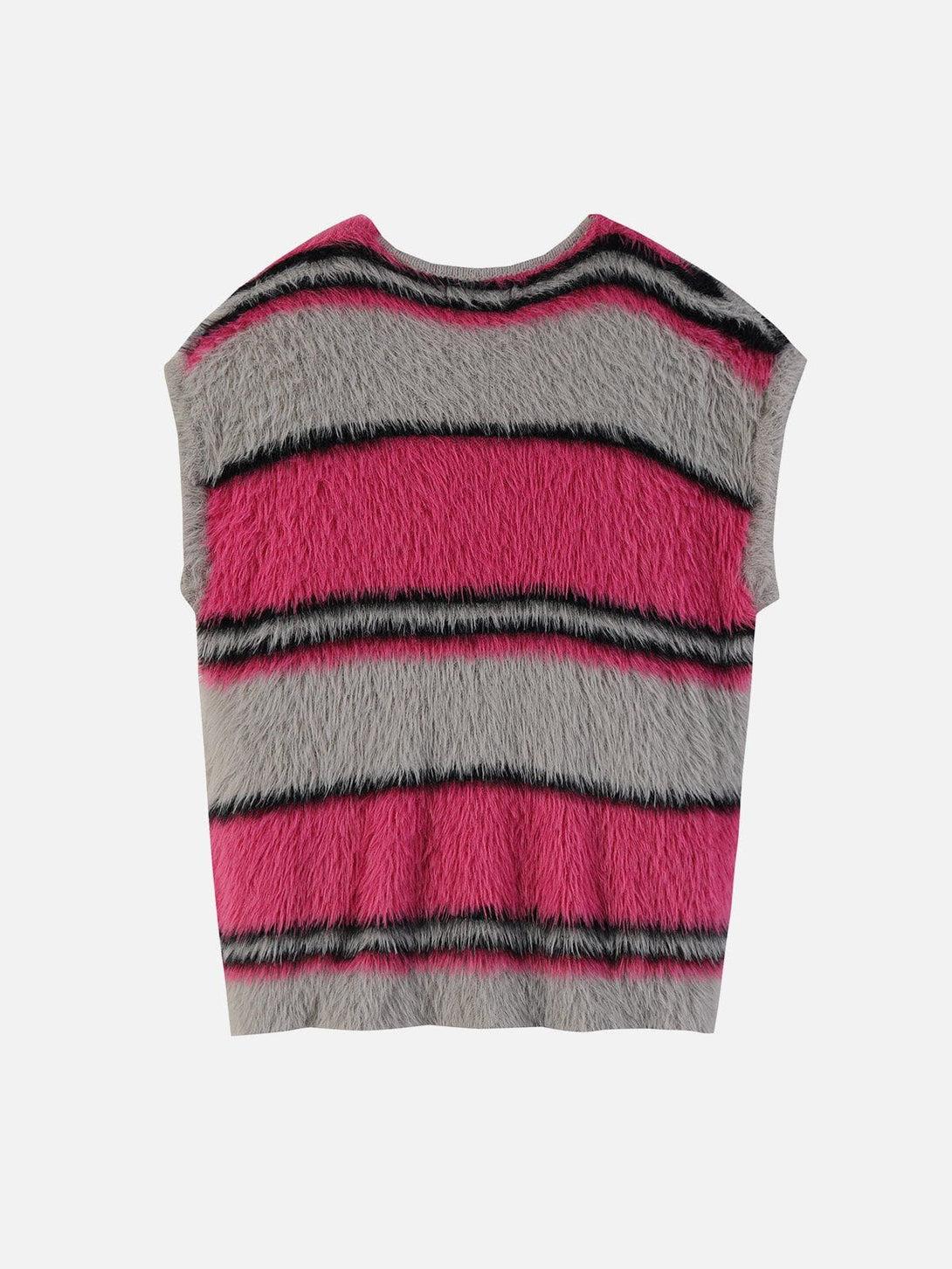 Ellesey - Striped Detachable Sleeve Cardigan-Streetwear Fashion - ellesey.com