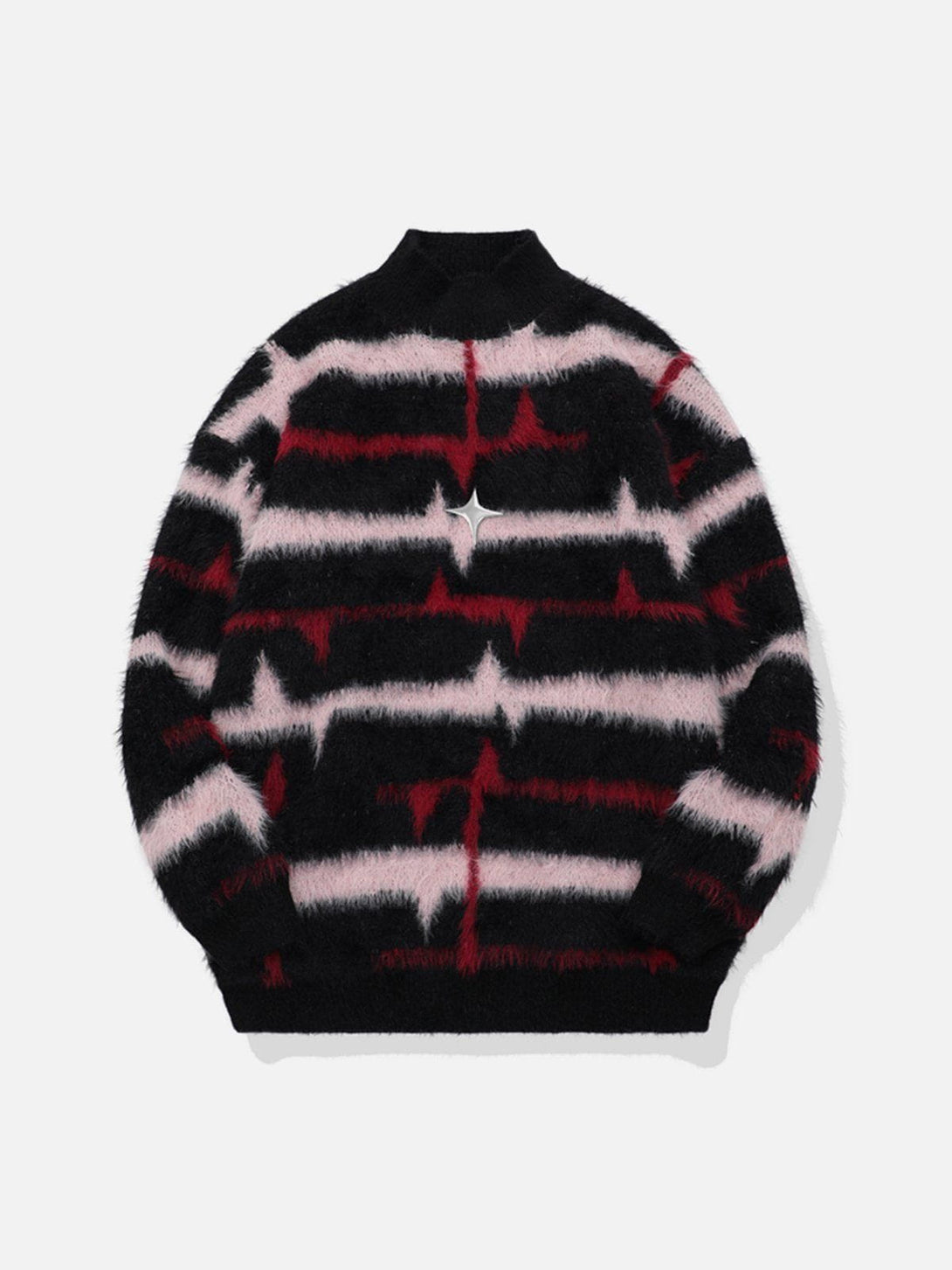 Ellesey - Striped Metal Trim Sweater-Streetwear Fashion - ellesey.com