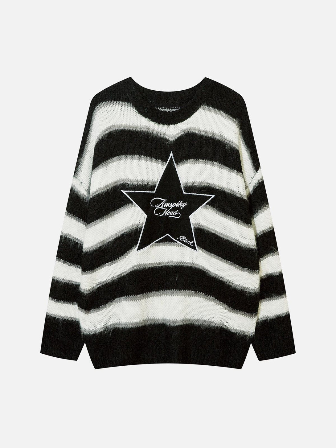 Ellesey - Striped Stars Graphic Sweater-Streetwear Fashion - ellesey.com