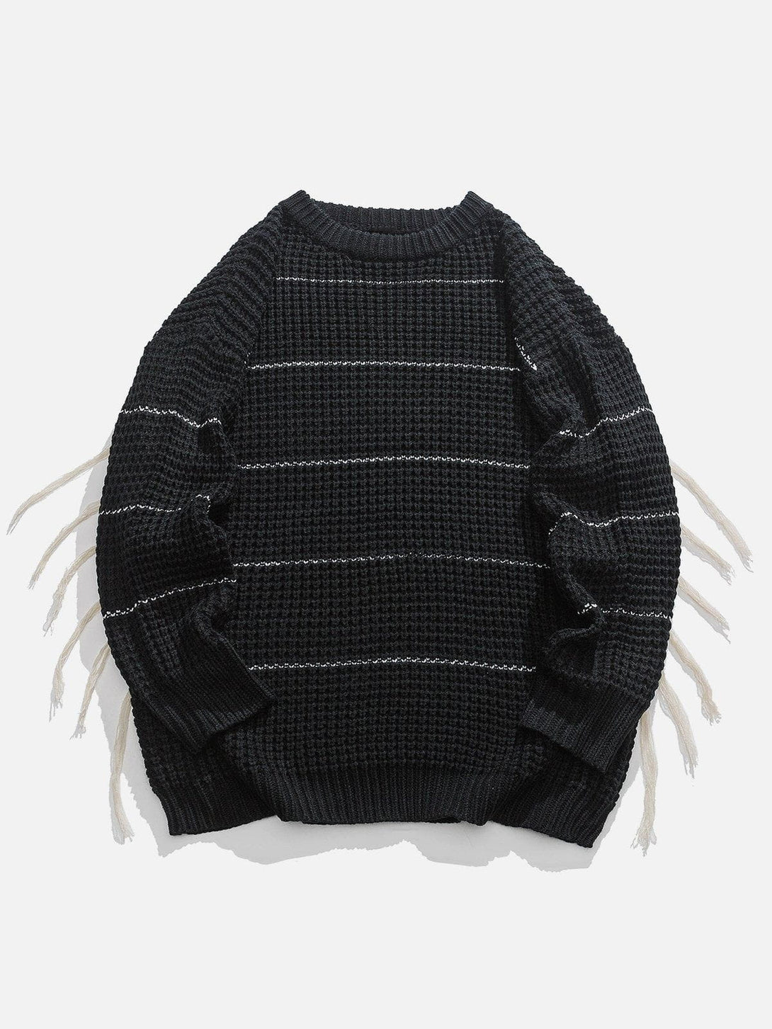 Ellesey - Striped Tassel Sweater-Streetwear Fashion - ellesey.com