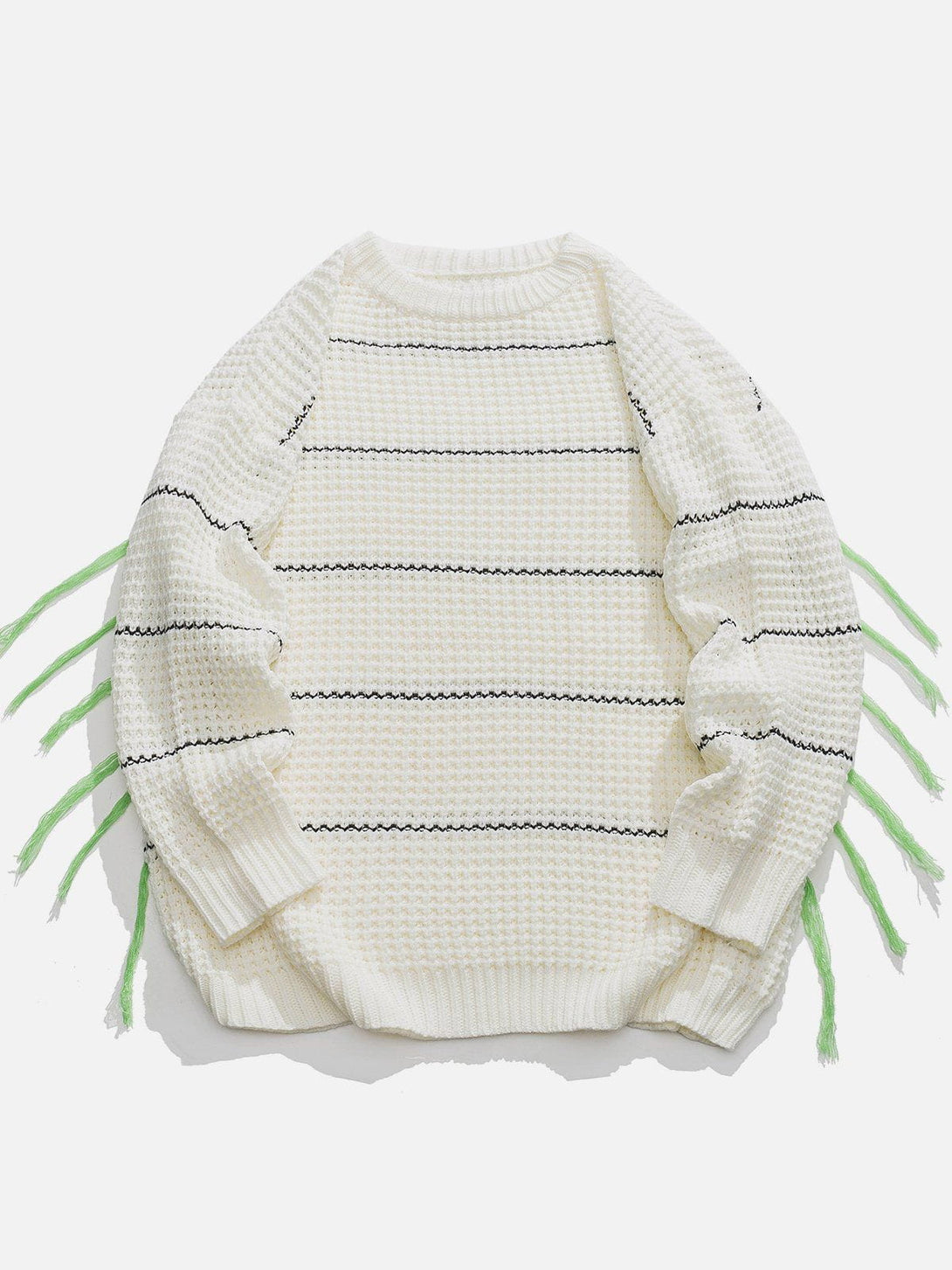 Ellesey - Striped Tassel Sweater-Streetwear Fashion - ellesey.com