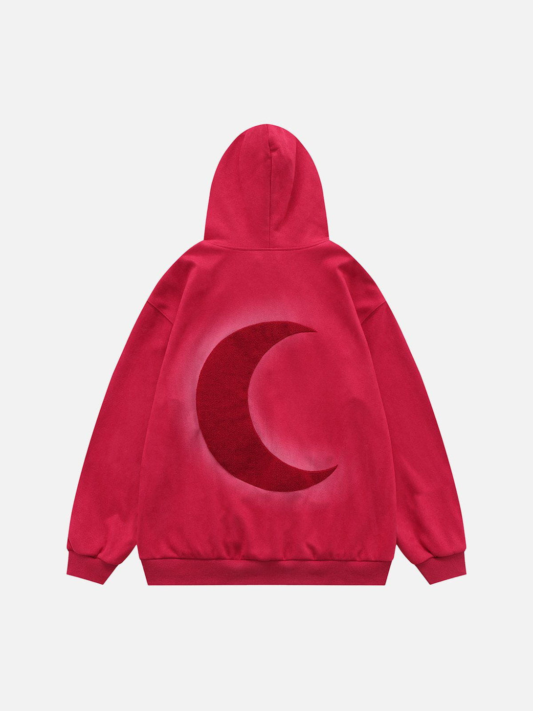 Ellesey - Suede Moon Print Hoodie- Streetwear Fashion - ellesey.com