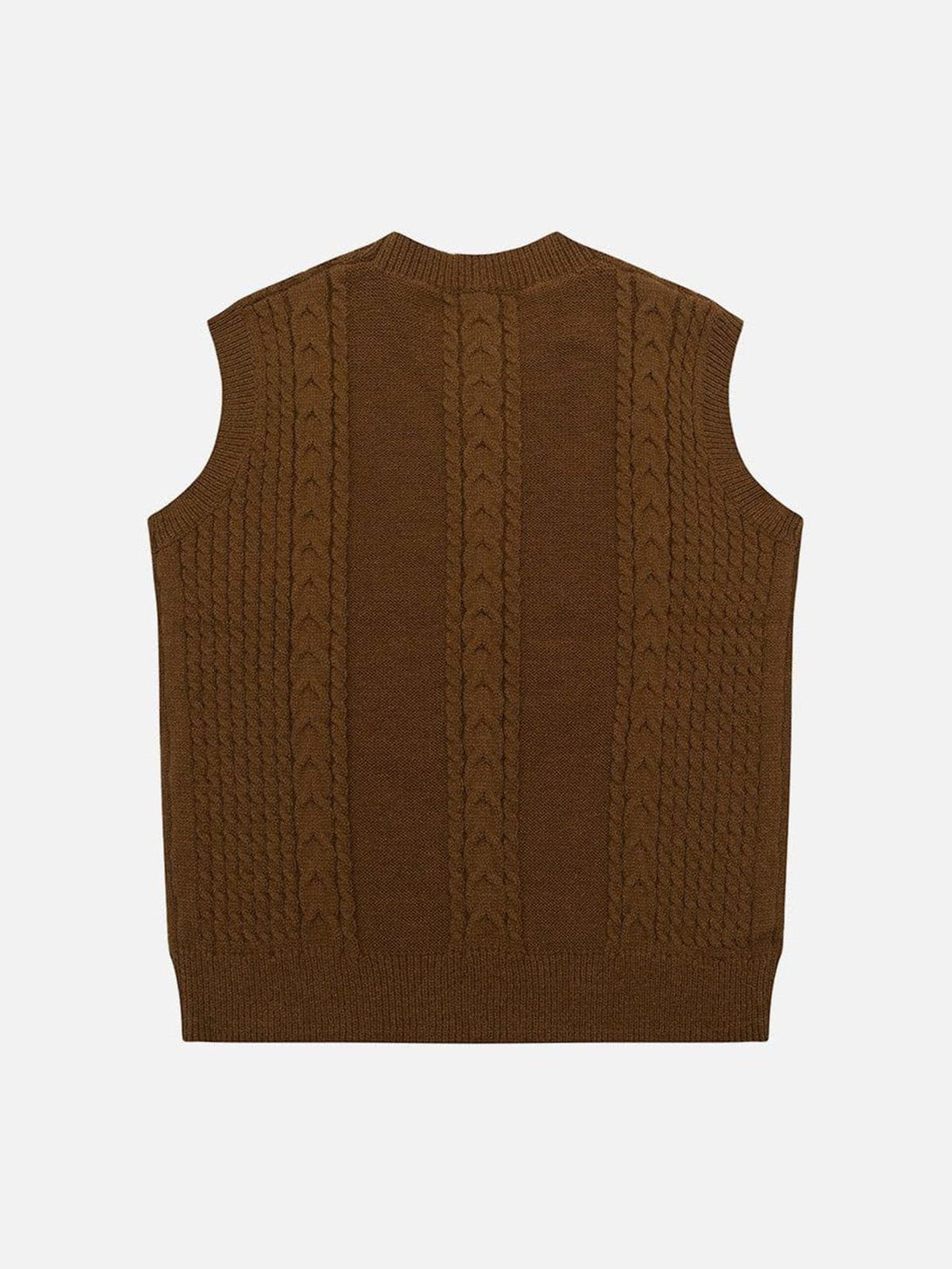 Ellesey - Sunflower Embroidered Sweater Vest-Streetwear Fashion - ellesey.com