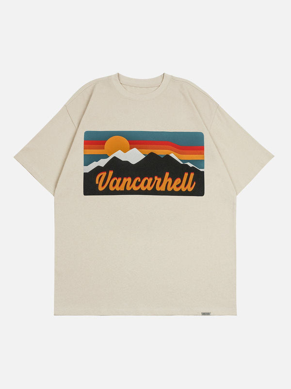 Ellesey - Sunset Graphic Print Tee- Streetwear Fashion - ellesey.com