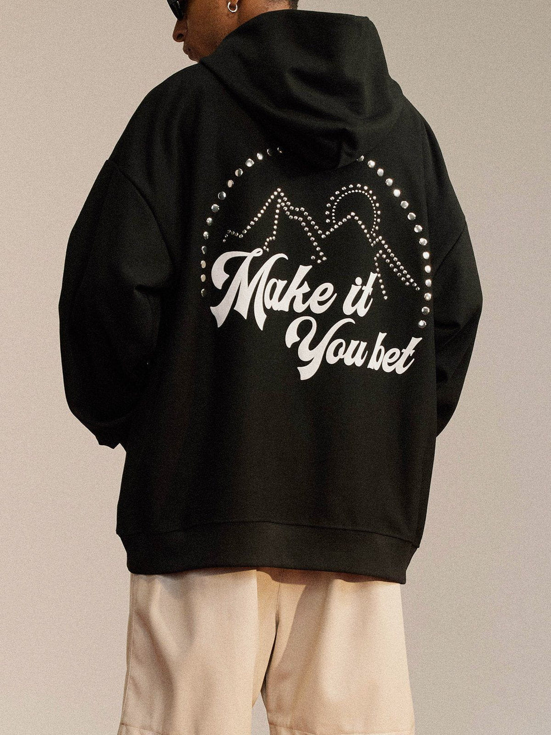 Ellesey - Sunshine Mountain Letter Foam Hoodie- Streetwear Fashion - ellesey.com