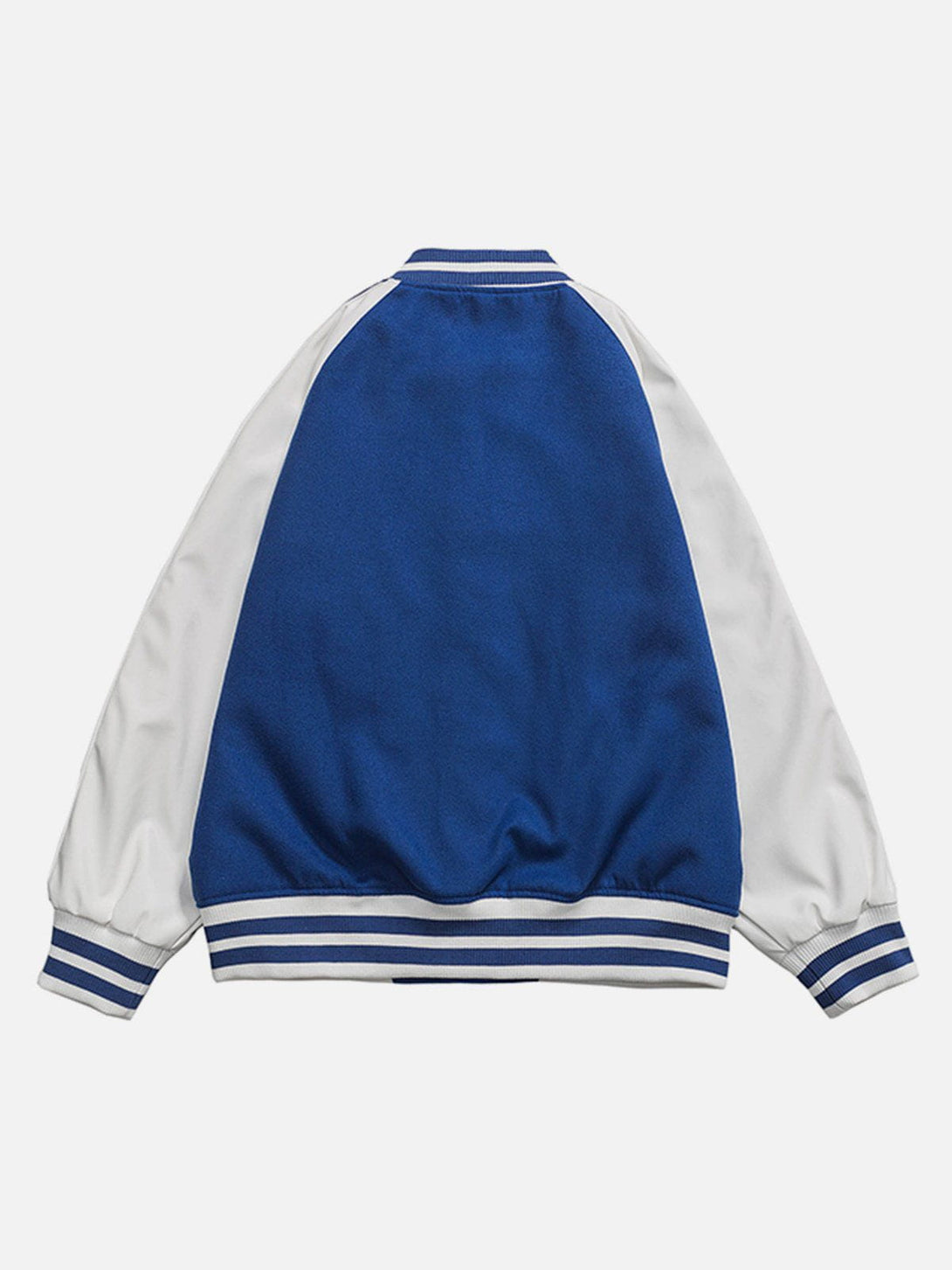 Ellesey - "TNT" Patchwork Print Varsity Jacket- Streetwear Fashion - ellesey.com