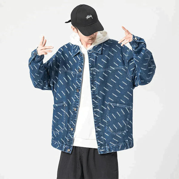 Ellesey - TRAEKUNGFU Denim Jacket- Streetwear Fashion - ellesey.com