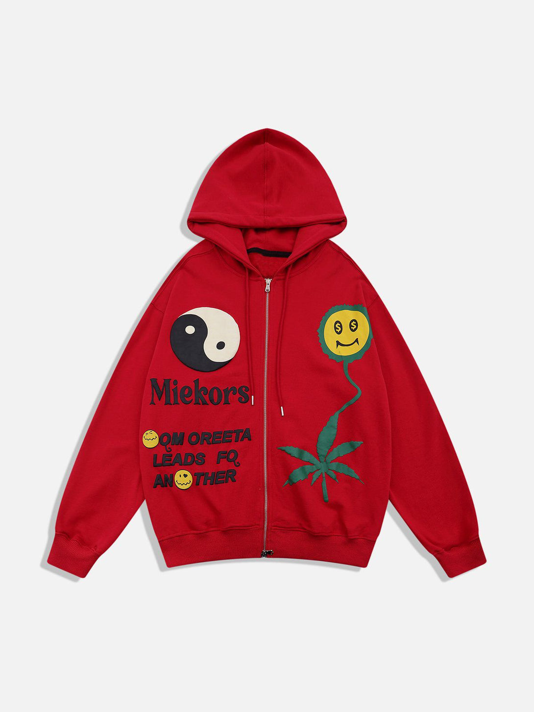 Ellesey - Tai Chi Embroidered Zipped Hoodie- Streetwear Fashion - ellesey.com