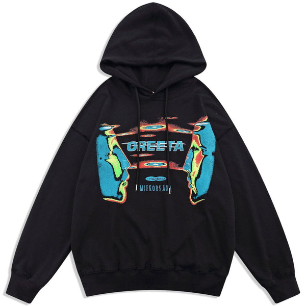 Ellesey - Thermal Face Print Hoodie- Streetwear Fashion - ellesey.com