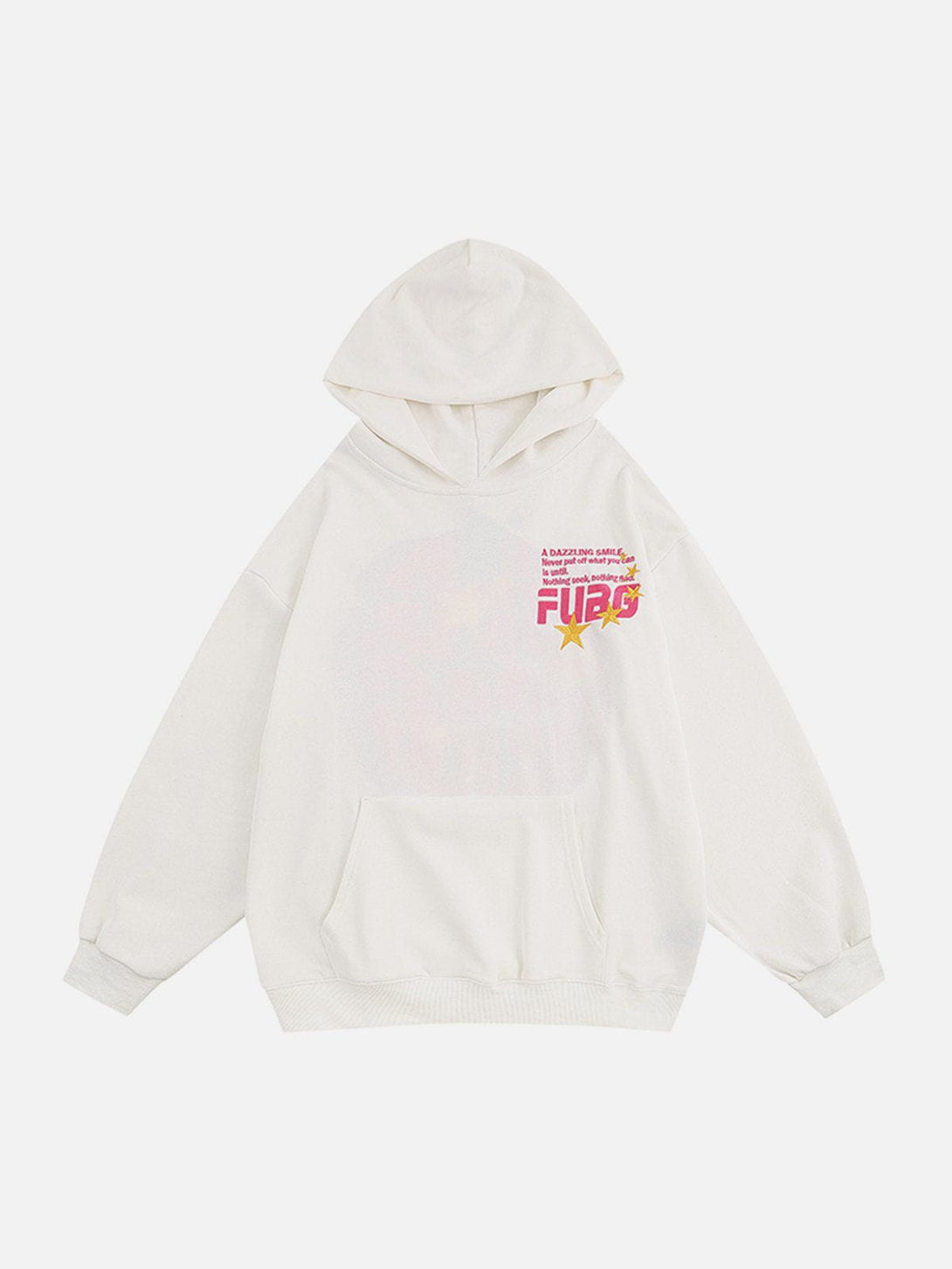 Ellesey - Three-Dimensional Letter Print Hoodie- Streetwear Fashion - ellesey.com