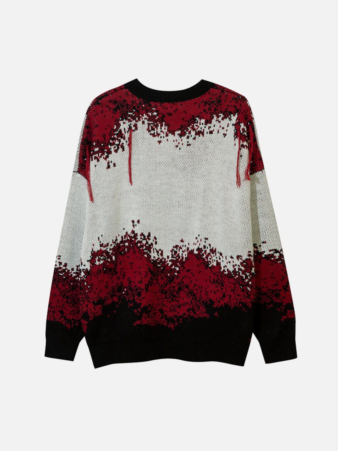 Ellesey - Tie Dye Fringe Sweater-Streetwear Fashion - ellesey.com