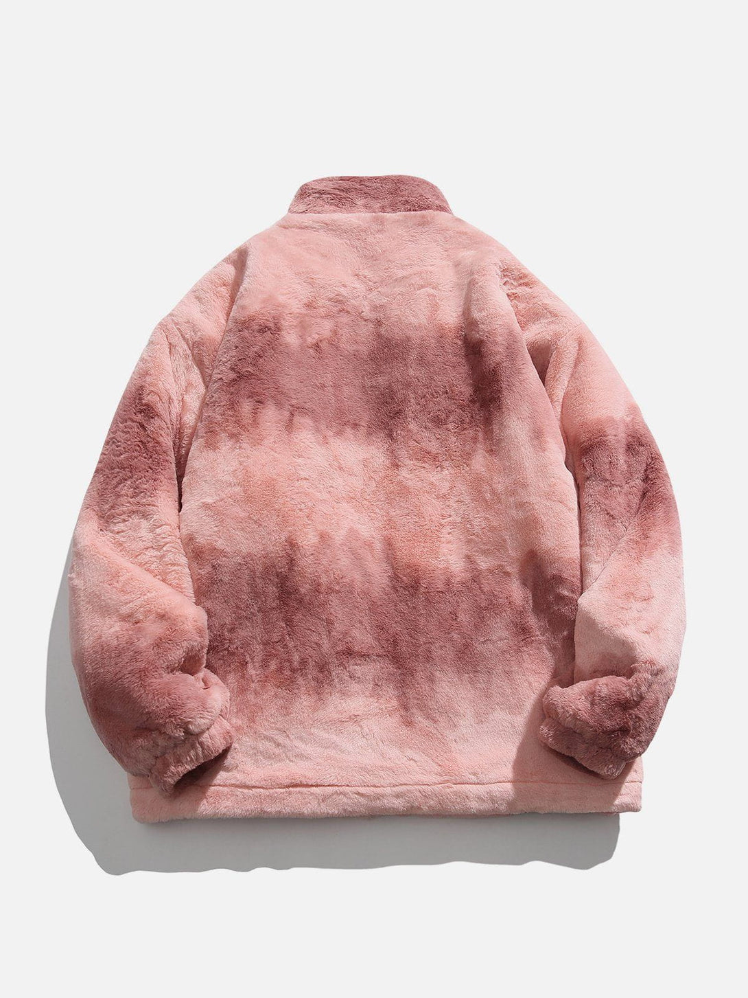 Ellesey - Tie Dye Gradient Sherpa Coat-Streetwear Fashion - ellesey.com