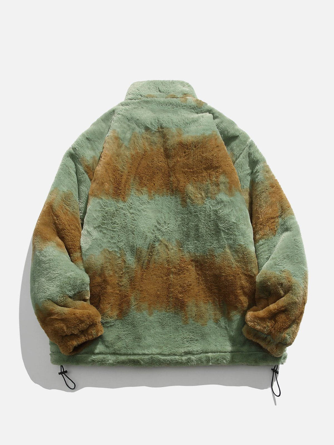 Ellesey - Tie Dye Gradient Sherpa Coat-Streetwear Fashion - ellesey.com