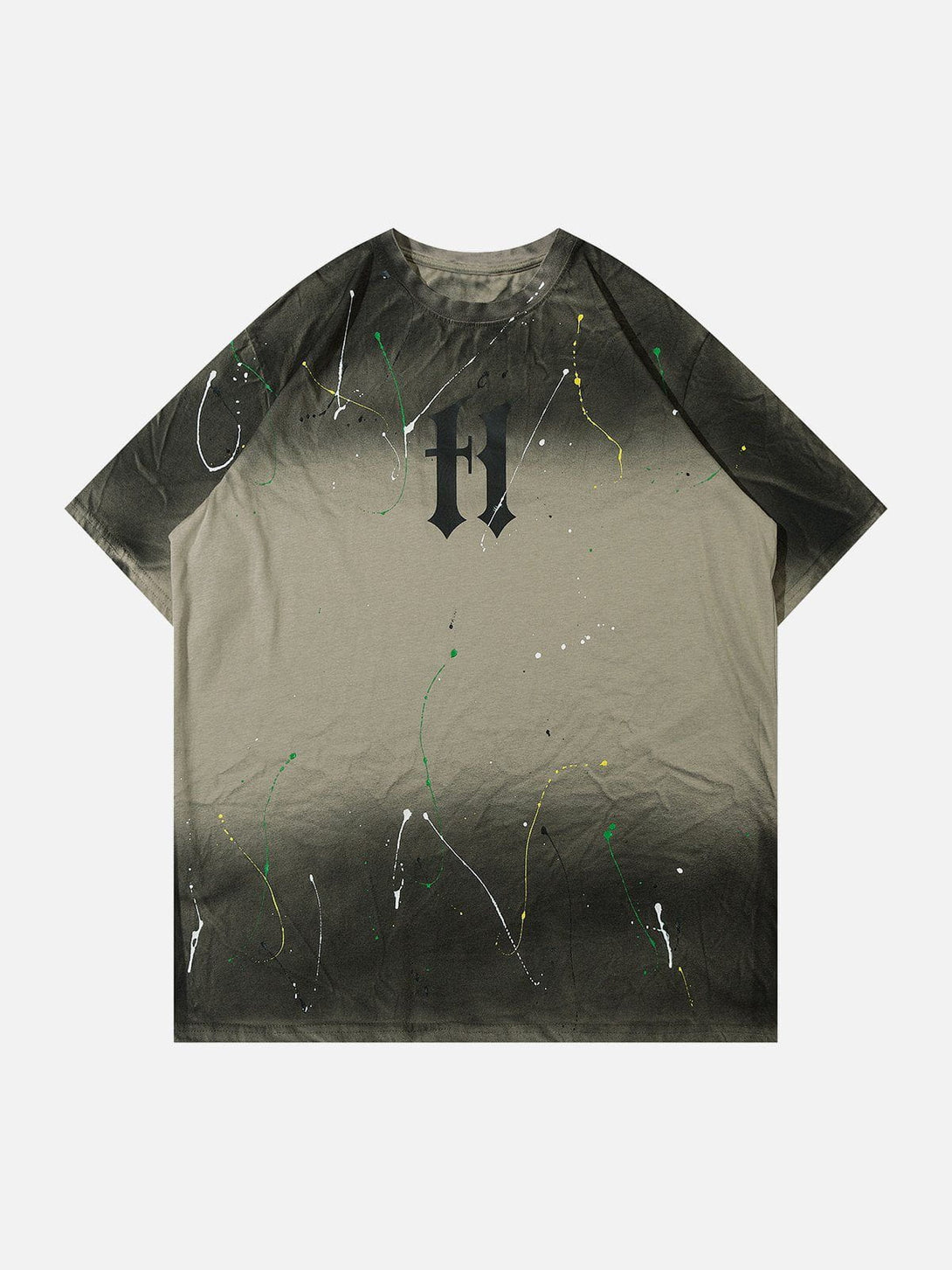 Ellesey - Tie Dye Splash Ink Washed Tee- Streetwear Fashion - ellesey.com