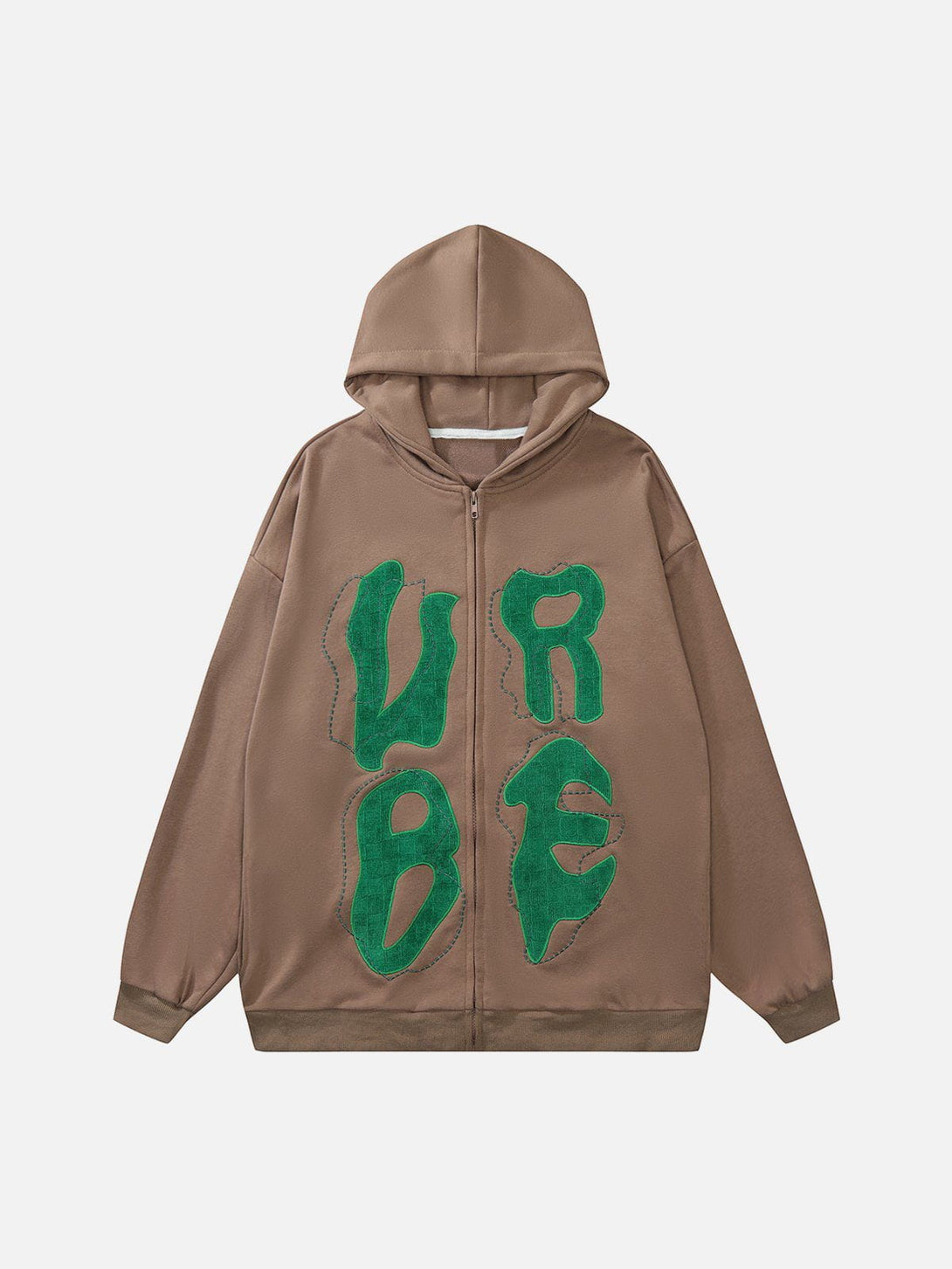 Ellesey - "URBE" Print Loose Hoodie- Streetwear Fashion - ellesey.com