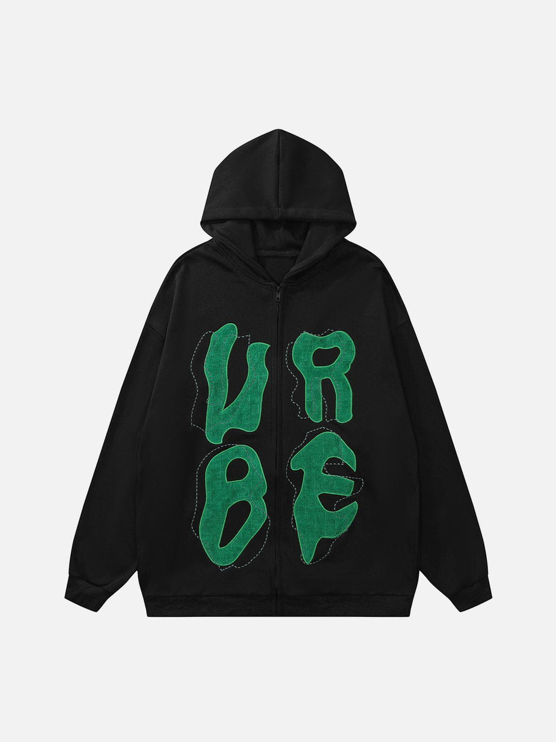 Ellesey - "URBE" Print Loose Hoodie- Streetwear Fashion - ellesey.com