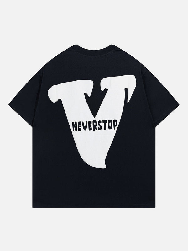 Ellesey - V Graphic Print Tee- Streetwear Fashion - ellesey.com