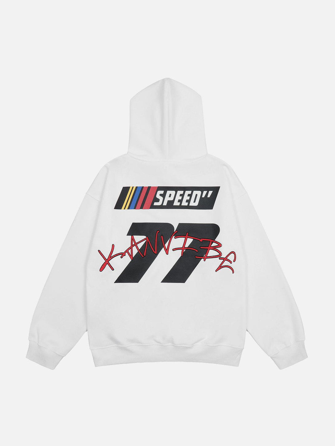 Ellesey - Vertigo Number Print Embroidered Hoodie- Streetwear Fashion - ellesey.com