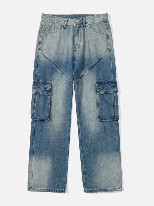 Ellesey - Vintage Big Pocket Jeans- Streetwear Fashion - ellesey.com