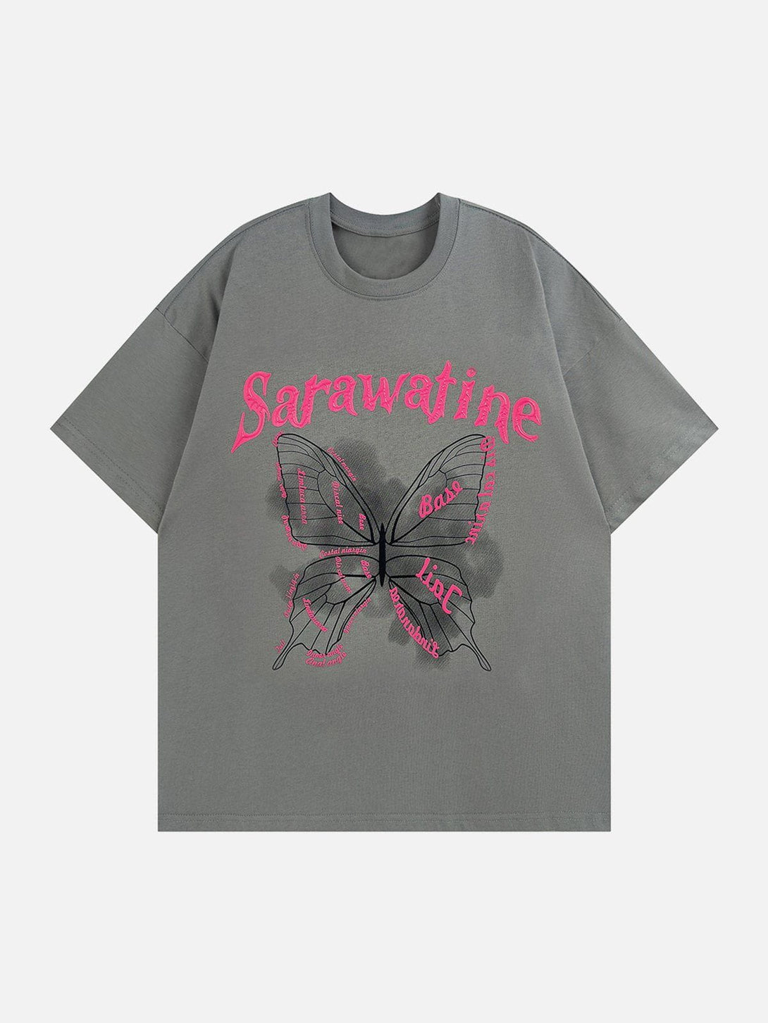 Ellesey - Vintage Butterfly Print Tee- Streetwear Fashion - ellesey.com