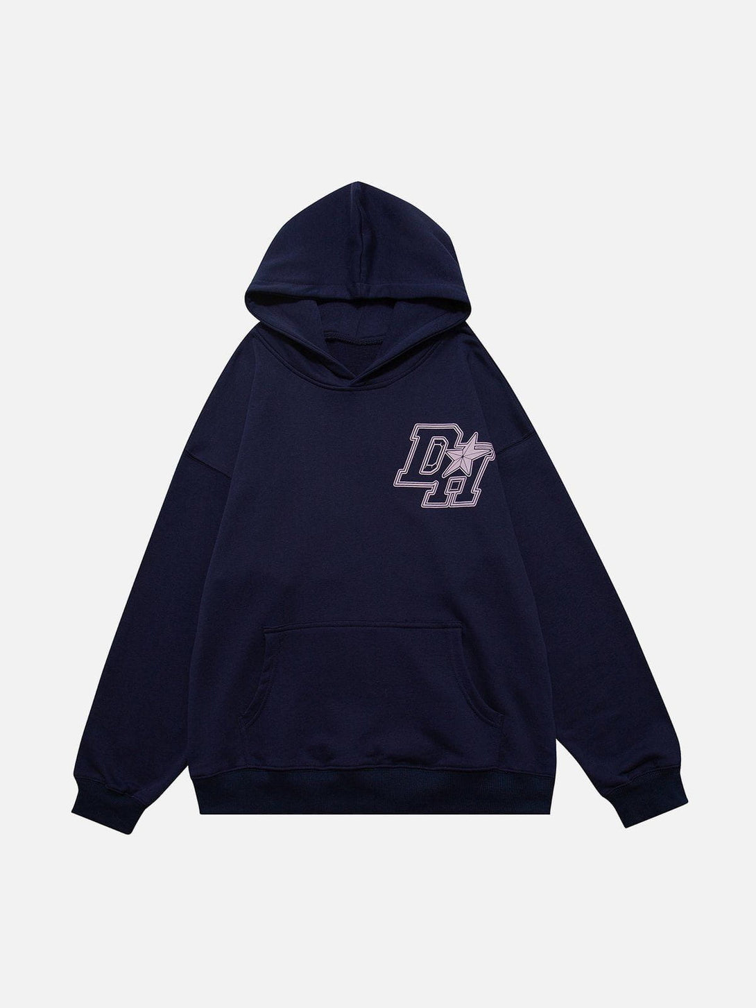 Ellesey - Vintage "DH" Print Hoodie- Streetwear Fashion - ellesey.com