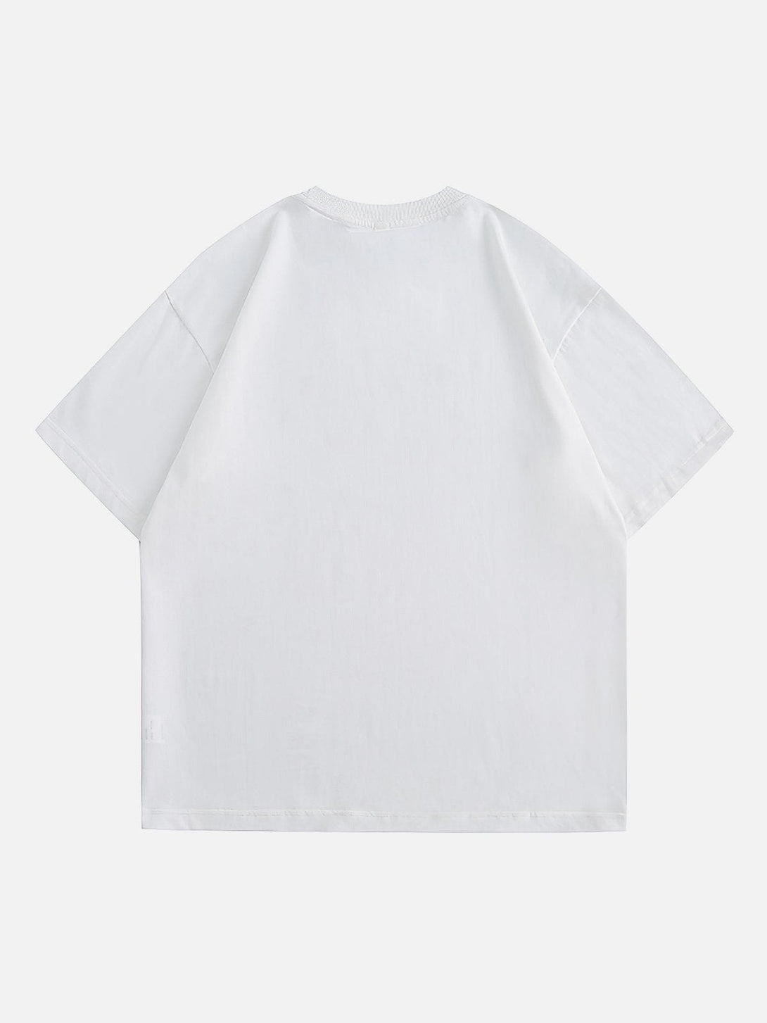 Ellesey - Vintage Embroidery Letter Tee- Streetwear Fashion - ellesey.com