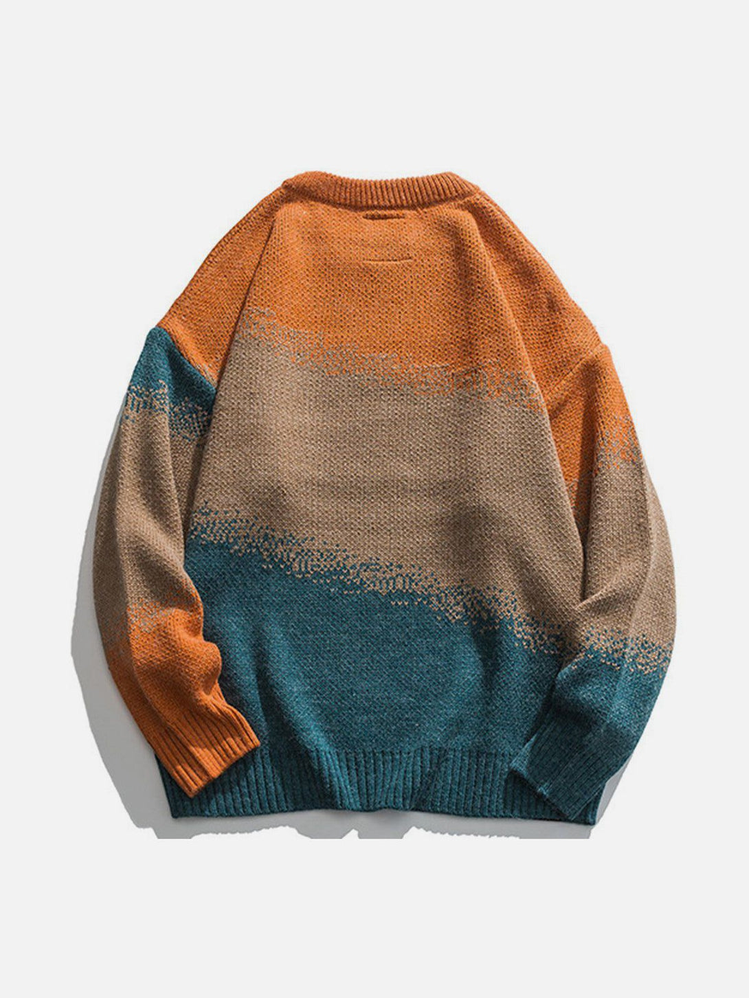 Ellesey - Vintage Gradient Knit Sweater-Streetwear Fashion - ellesey.com