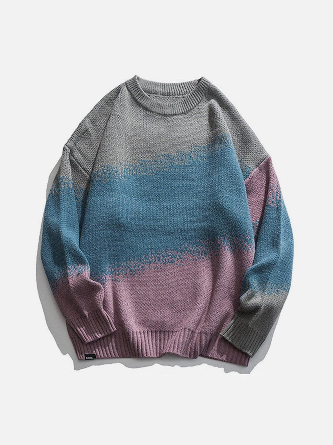 Ellesey - Vintage Gradient Knit Sweater-Streetwear Fashion - ellesey.com