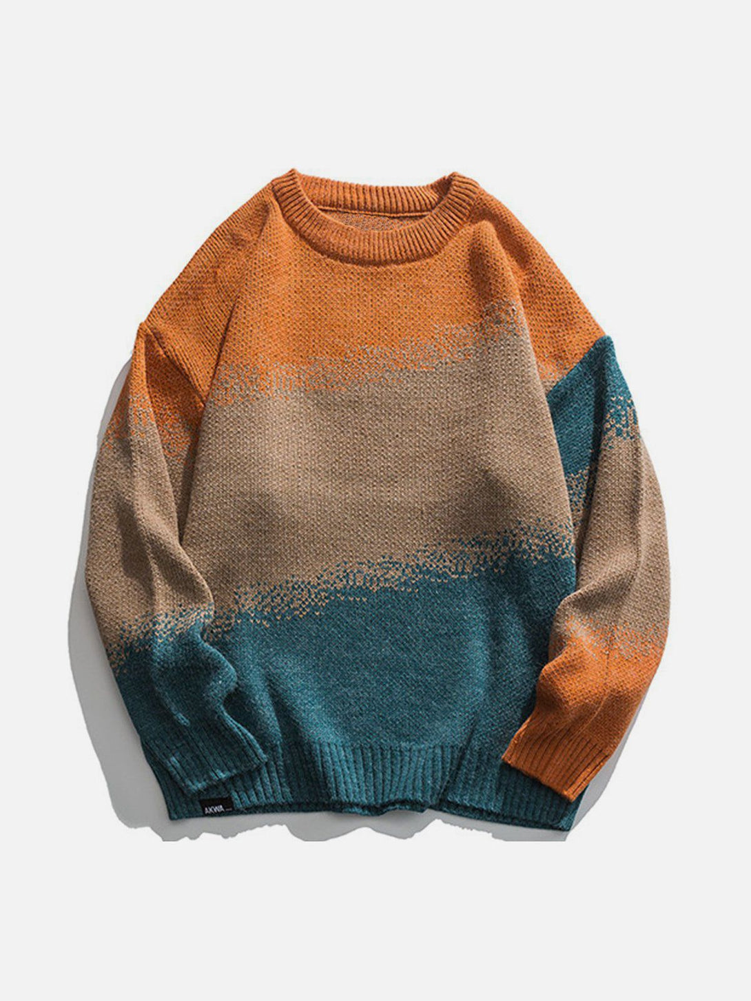 Ellesey - Vintage Gradient Knit Sweater-Streetwear Fashion - ellesey.com