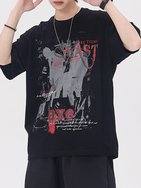 Ellesey - Vintage Graffiti Print Tee- Streetwear Fashion - ellesey.com