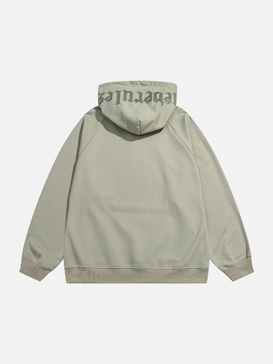 Ellesey - Vintage Letter Embroidery Hoodie- Streetwear Fashion - ellesey.com