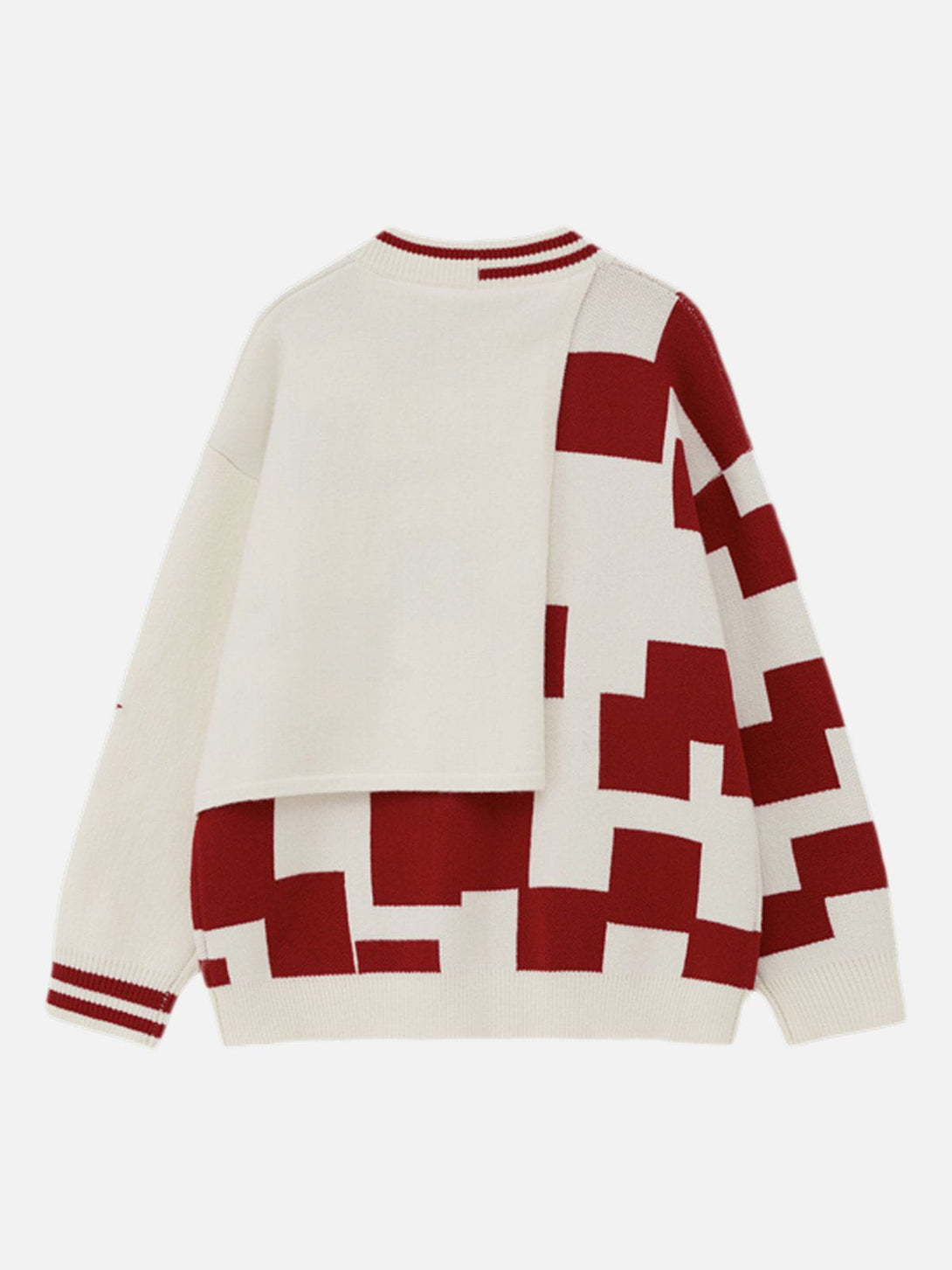 Ellesey - Vintage Letter Embroidery Sweater-Streetwear Fashion - ellesey.com